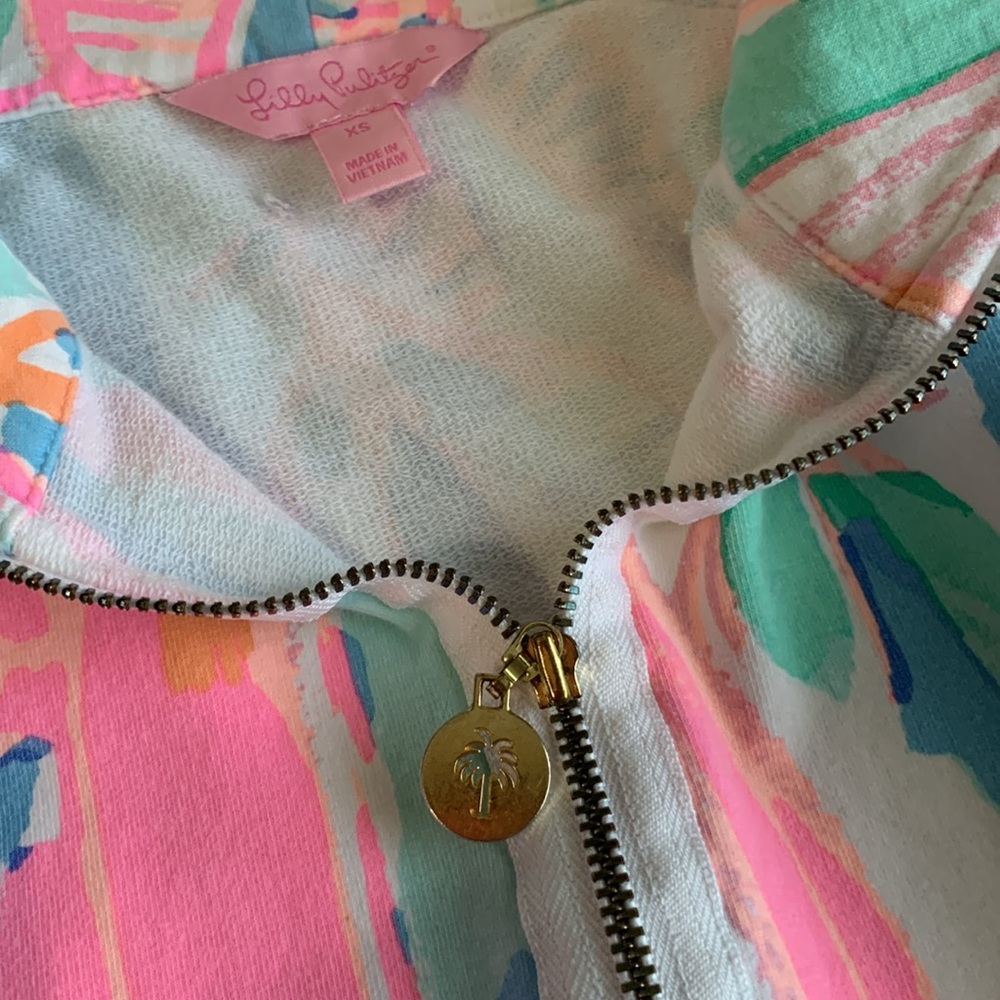 Lilly Pulitzer Multi Colored Pullover Jacket - image 4